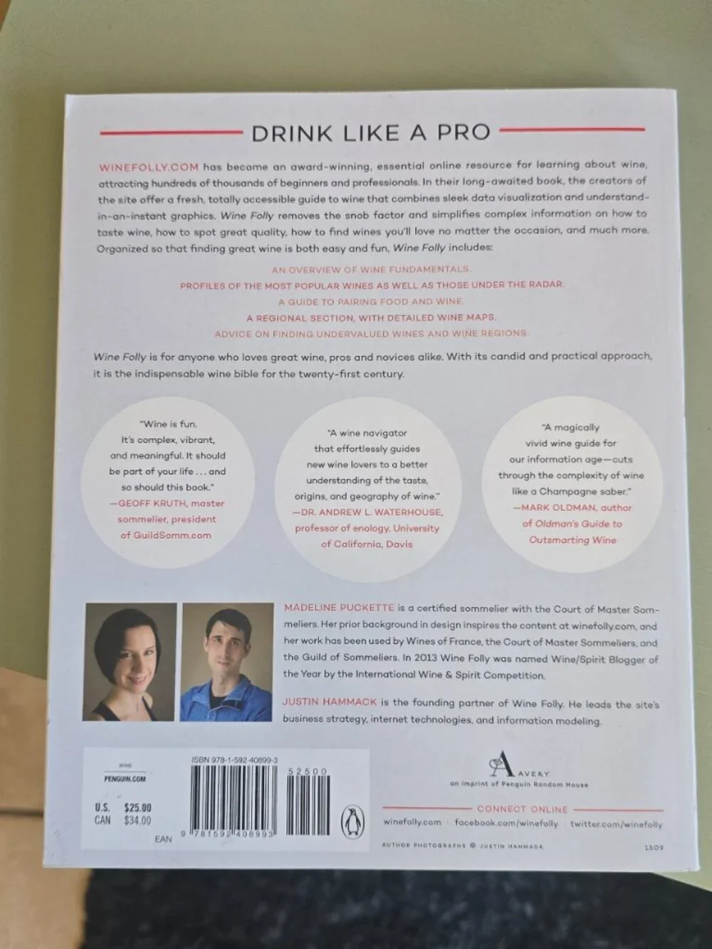 Wine Folly Essential Guide to Wine Paperback | Madeline Puckette